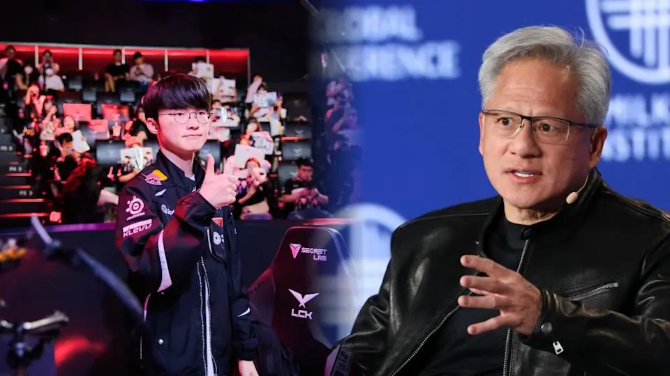 Faker想和科技大佬吃饭，黄仁勋访韩或真促成见面