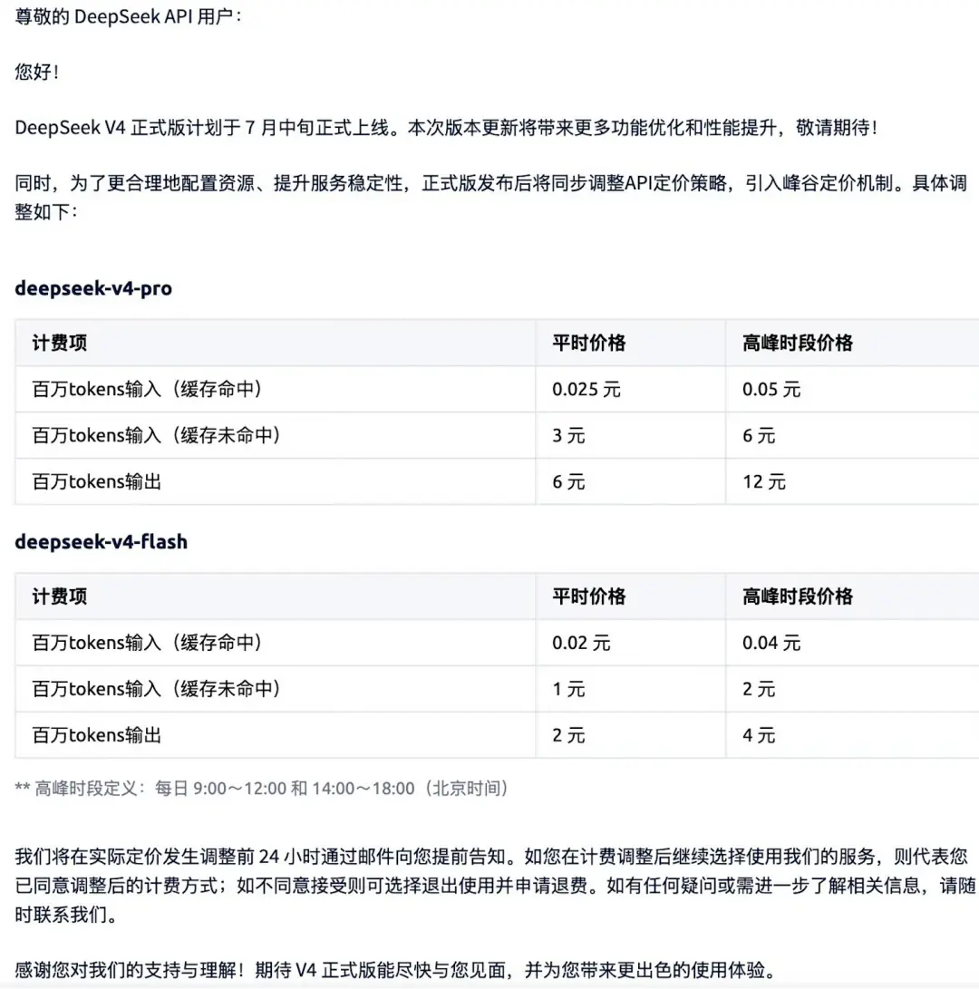 DeepSeek即将实行峰谷定价：高峰时段价格翻倍