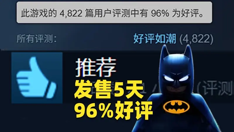 发售5天怒斩96%好评，这款没人看好的游戏爆火了