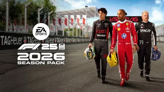 《F1 25》2026赛季组合包公布:奥迪凯迪拉克强势入局