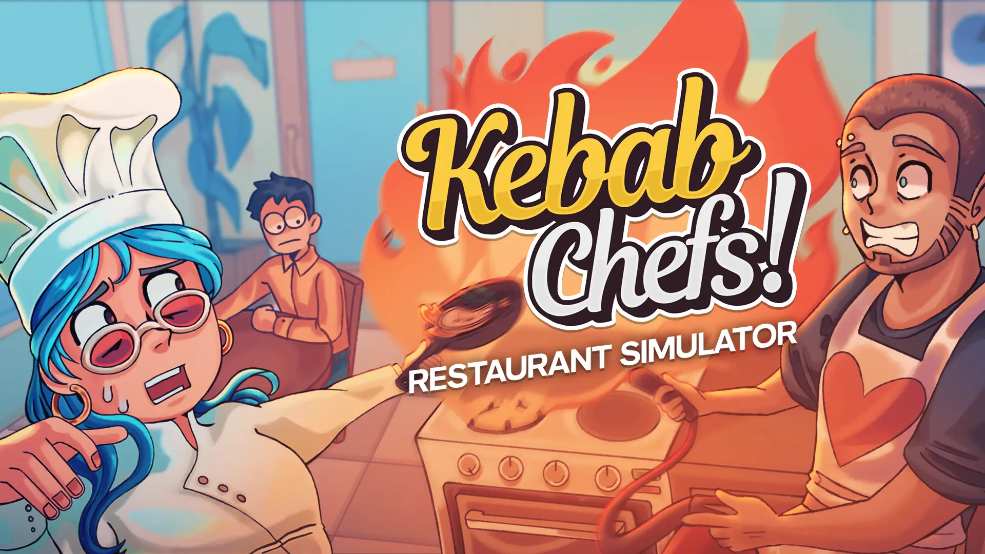 《烤串大厨! 餐厅模拟器》(Kebab Chefs) 1.0正式版于Steam发布，已获7,000余篇玩家评价！
