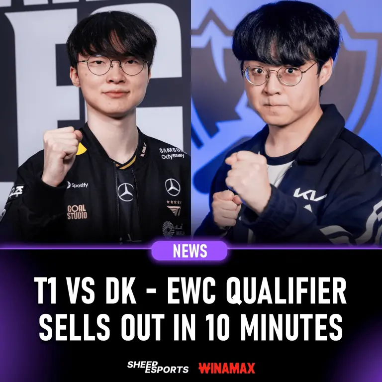 世俱杯T1 VS DK即将开赛！超高流量门票十分钟售罄！
