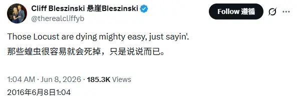 《战争机器》之父批评新作实机演示：敌人死得太轻松