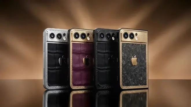 抢跑苹果官方，奢侈品牌Caviar官宣定制版iPhone Ultra折叠屏手机