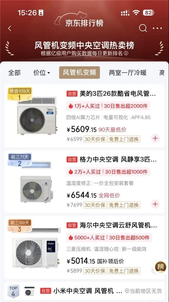风管机哪个好？京东热卖榜全品牌实测测评