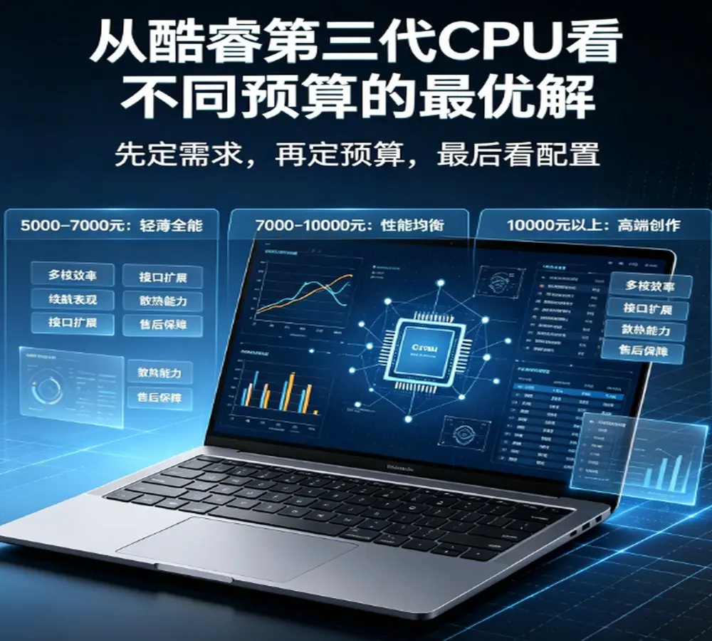 2026年7月论文文献党笔记本选购指南：从酷睿第三代CPU看全价位推荐