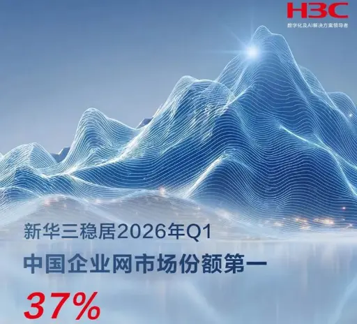 紫光股份旗下新华三领跑企业网交换机市场，AI算力网络全栈能力凸显