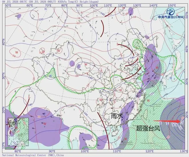 暴雨大暴雨，台风巴威重回17级以上：登陆点调整，海神要生成了？