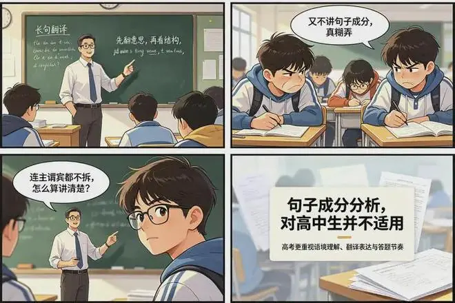 高中英语老师不分析句子成分？掌握长句3要素，你也可以秒杀长句