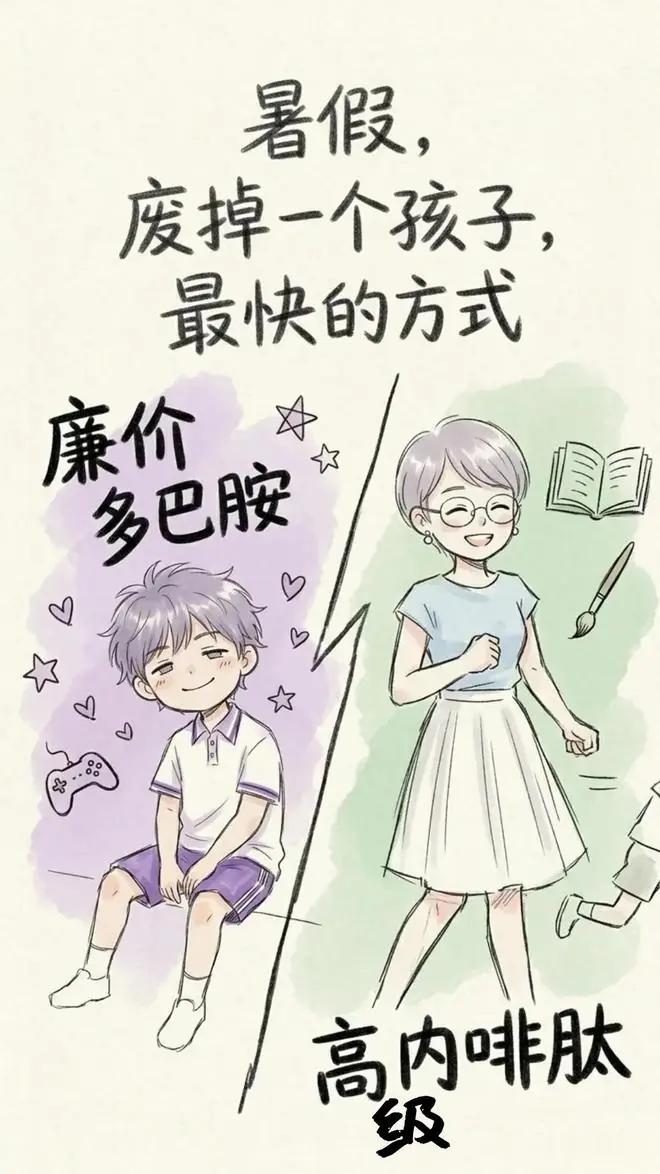 暑假“废掉”一个孩子最快的方式，就是让他快乐