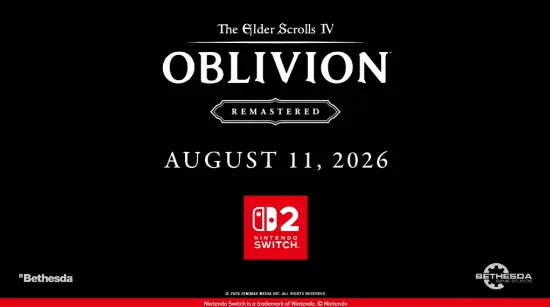 采用完整卡带！《上古卷轴4：湮灭》Switch2版8月11日发售