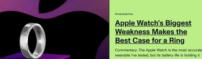 Apple Watch做不到的全天候监测，苹果智能戒指或可以补齐
