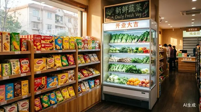 卖零食的尽头是卖菜？