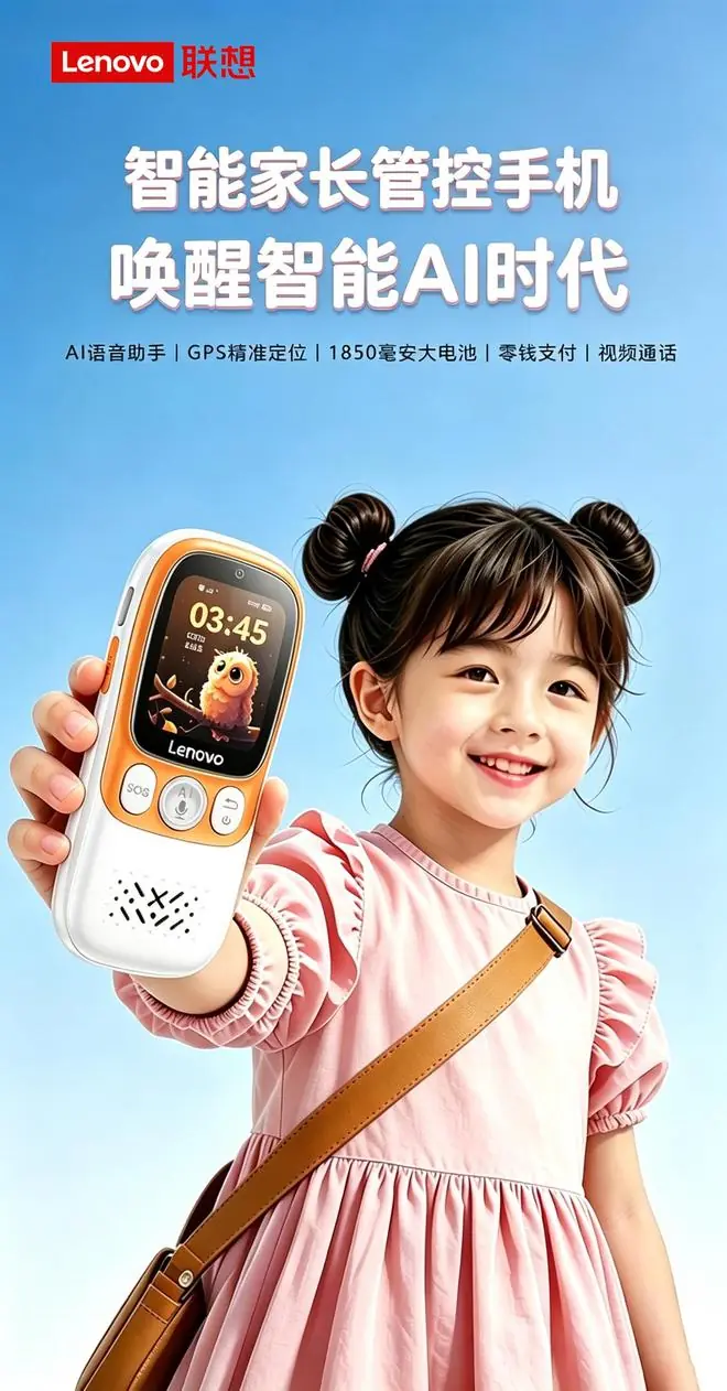 联想AI学生手机L1发售，339元