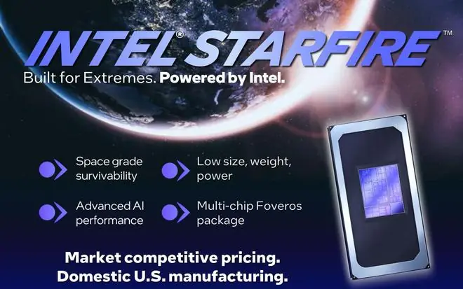 Panther Lake上太空：英特尔公布太空级Starfire芯片
