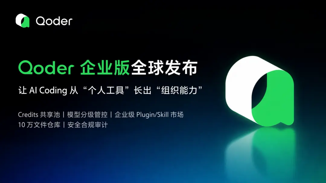 阿里发布Qoder企业版：打造云端知识库与智能编程一体化平台