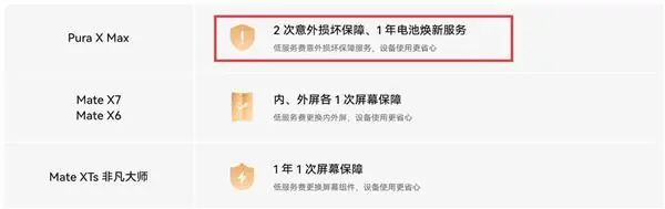 10999元起！下单华为Pura X Max免费领Care+权益：立省799元