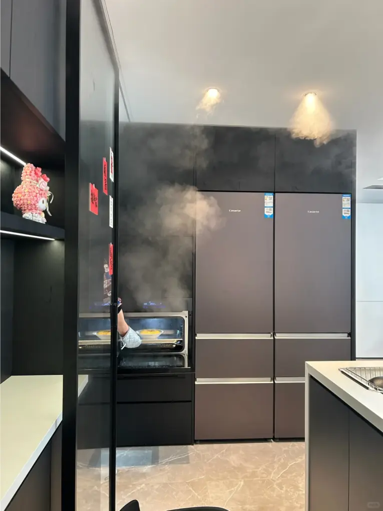 告别满屋白雾！凯度微蒸烤一体机B8Pro内循环蒸汽系统实现蒸汽零排放