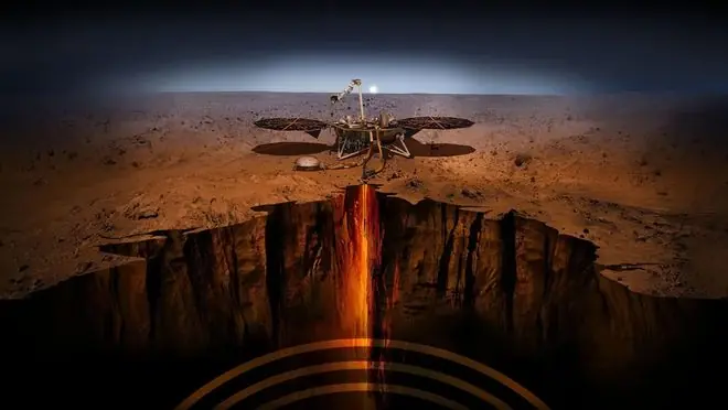 NASA洞察号数据揭示：火星地壳深处曾存在巨型岩浆海