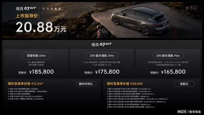 16.58万起预售的领克07GT，可能是今年最有“性格”的旅行车