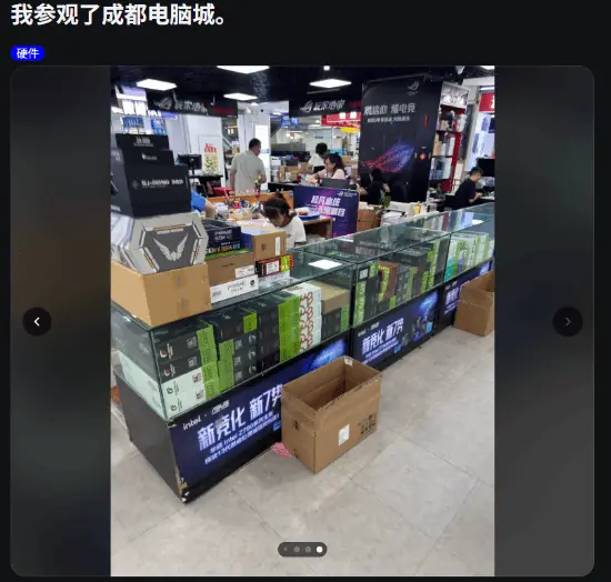 老外逛中国电脑城惊呆！没有标价 5090摆满地